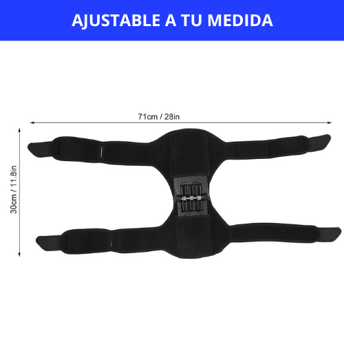 SOPORTE DE RODILLA ORTOPÉDICA CON RESORTES - MUEVETE SIN DOLOR, CON ESTABILIDAD Y CON CONFIANZA