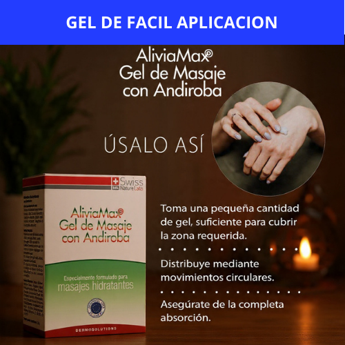 ALIVIAMAX GEL DE MASAJE PARA DOLORES (2 unidades de 50 mg c/u) - ALIVIO Y DESCANSO PARA TU CUERPO