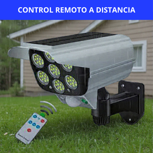 FOCO SOLAR TIPO CAMARA DE SEGURIDAD -  TE PILLAMOS PO'H COMPADRE!!
