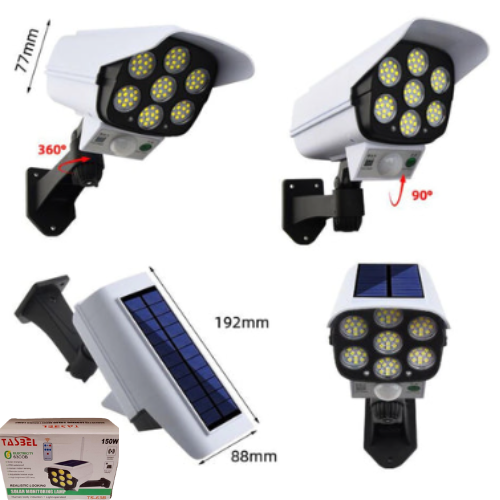 FOCO SOLAR TIPO CAMARA DE SEGURIDAD -  TE PILLAMOS PO'H COMPADRE!!