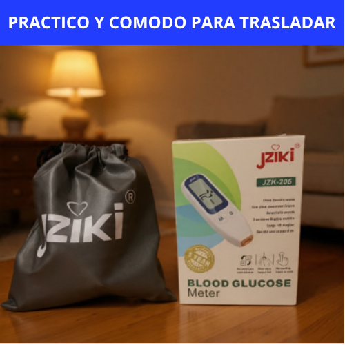 GLUCOMETRO DIGITAL MEDIDOR DE GLICEMIA (INCLUYE 50 TIRAS REACTIVAS) - CONTROL AL INSTANTE