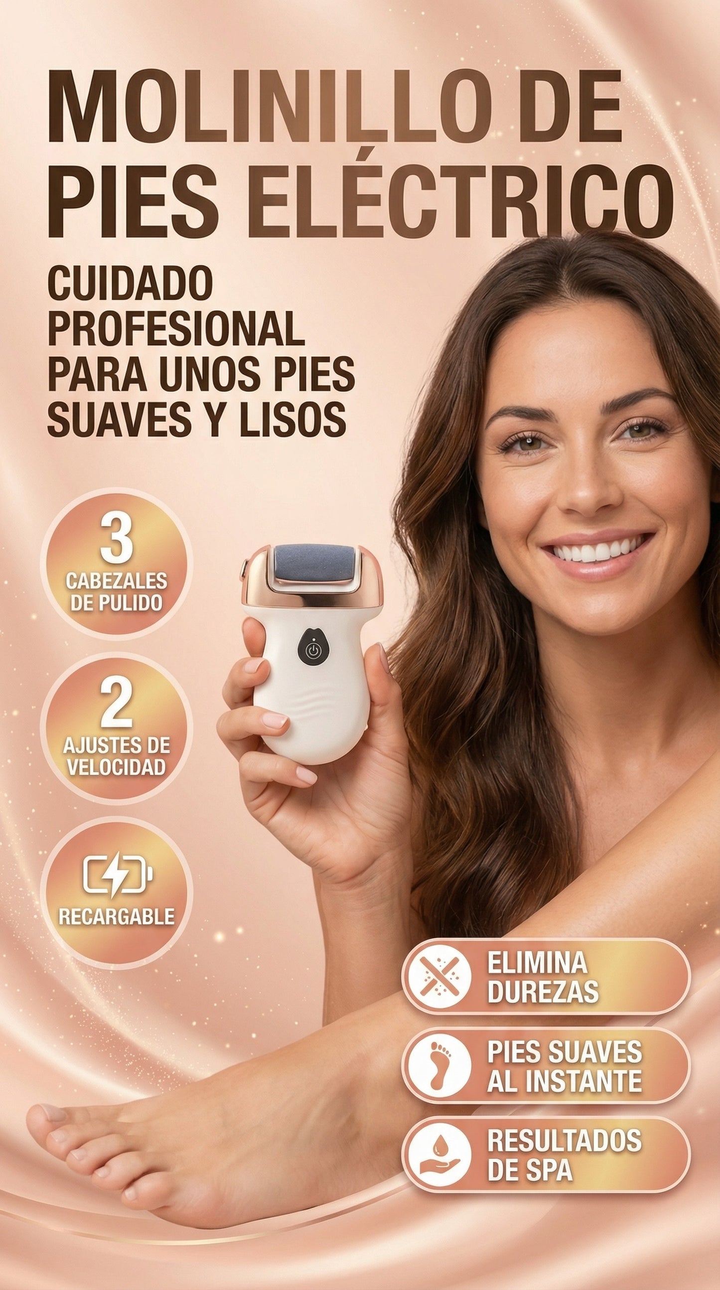 LIMA RECARGABLE PARA CALLOS - NEW