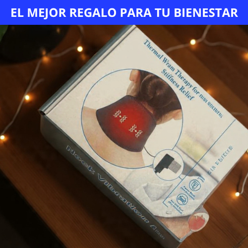 MASAJEADOR DE CUELLO CON CALOR Y VIBRACION - TRATAMIENTO DE RELACIÓN EN CASA