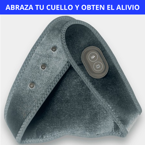MASAJEADOR DE CUELLO CON CALOR Y VIBRACION - TRATAMIENTO DE RELACIÓN EN CASA