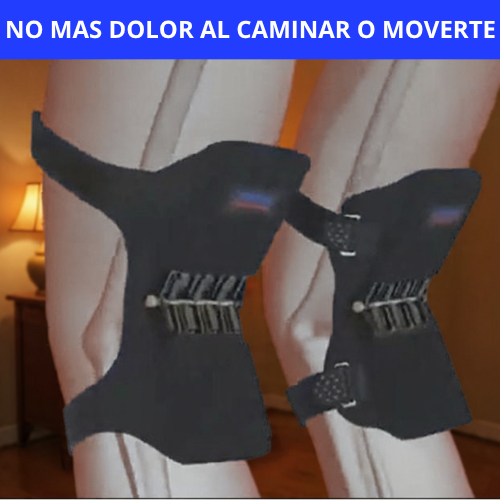 SOPORTE DE RODILLA ORTOPÉDICA CON RESORTES - MUEVETE SIN DOLOR, CON ESTABILIDAD Y CON CONFIANZA