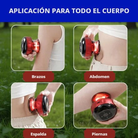 VENTOSA MASAJEADORA RECARGABLE - LIBERA TENSIONES MUSCULARES